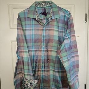 ROBERT GRAHAM REVERSIBLE CUFF SHIRT